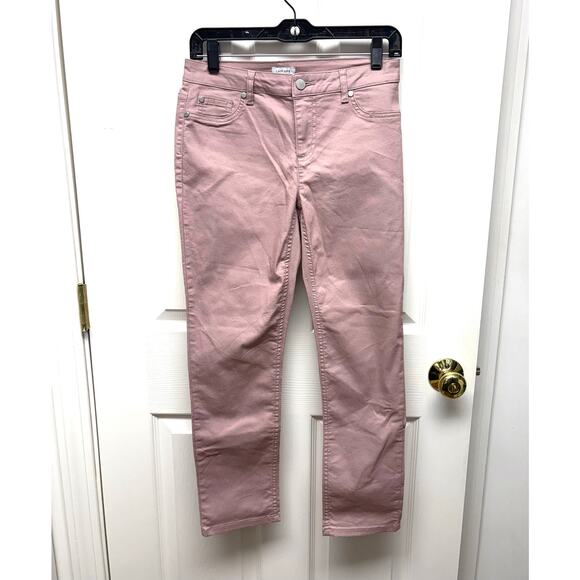 Lascana Pink Jeans, Stretch Straight Leg, Women's Size 4 - Picture 1 of 6